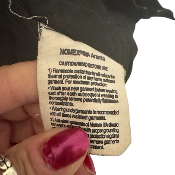 WORKRITE Benchmark XL Gold Standard Fire Retardant jacket blue black fireman - Picture 7 of 9